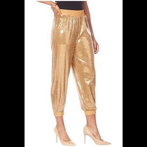 Shavonne Dorsey Women's Letizia Sequin Jogger Pant Gold - Regular